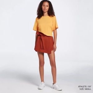 CALIA Caramelized Walnut High Rise Skort
